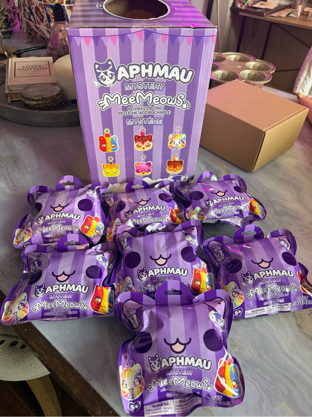 Aphmau Mystery MeeMeows Plush Blind Bags - lot of 7